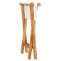 vidaXL Klappstühle 2 Stk. Teak Massivholz und Stoff Cremeweiß vidaXL Klappstühle 2 Stk. Teak Massivholz und Stoff Cremeweiß
