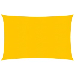 vidaXL Sonnensegel 160 g/m² Gelb 2,5x4 m HDPE