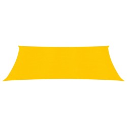 vidaXL Sonnensegel 160 g/m² Gelb 2,5x4 m HDPE