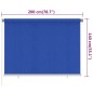 vidaXL Außenrollo 200x140 cm Blau HDPE vidaXL Außenrollo 200x140 cm Blau HDPE