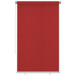 vidaXL Außenrollo 140x230 cm Rot HDPE