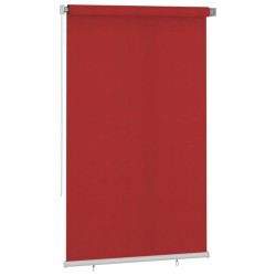 vidaXL Außenrollo 140x230 cm Rot HDPE