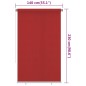 vidaXL Außenrollo 140x230 cm Rot HDPE vidaXL Außenrollo 140x230 cm Rot HDPE