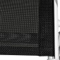 vidaXL Stapelbare Gartenstühle 4 Stk. Stahl und Textilene Schwarz vidaXL Stapelbare Gartenstühle 4 Stk. Stahl und Textilene Schwarz