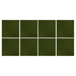 vidaXL Kunstrasen-Fliesen 8 Stk. 50x50x2,5 cm Gummi