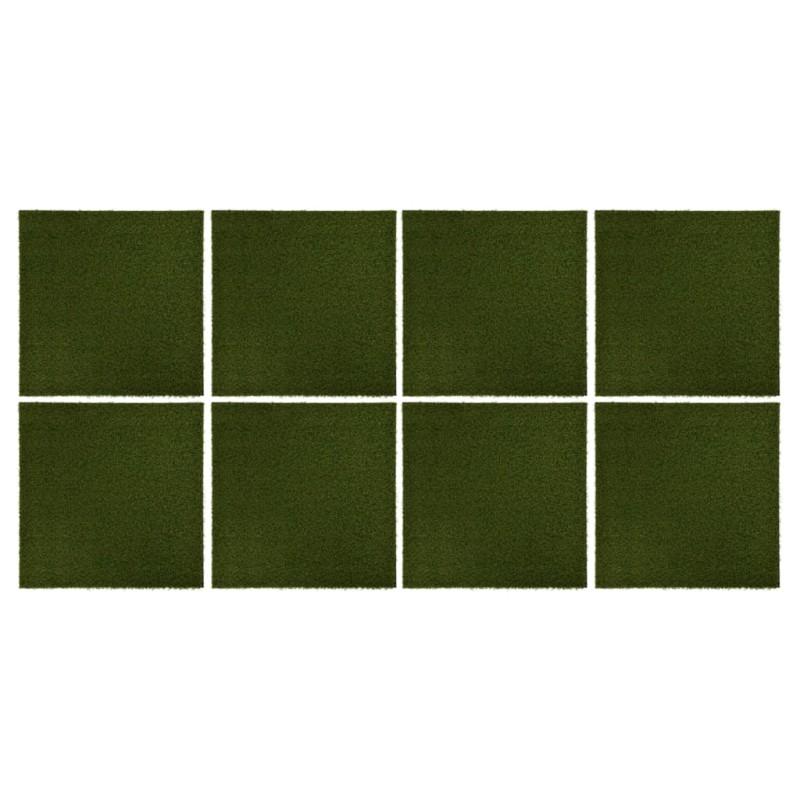 vidaXL Kunstrasen-Fliesen 8 Stk. 50x50x2,5 cm Gummi vidaXL Kunstrasen-Fliesen 8 Stk. 50x50x2,5 cm Gummi