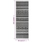 vidaXL Outdoor-Teppich Flachgewebe 80x250 cm Dunkelgrau vidaXL Outdoor-Teppich Flachgewebe 80x250 cm Dunkelgrau