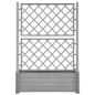 vidaXL Pflanzkübel mit Spalier 100x43x142 cm PP Steingrau vidaXL Pflanzkübel mit Spalier 100x43x142 cm PP Steingrau
