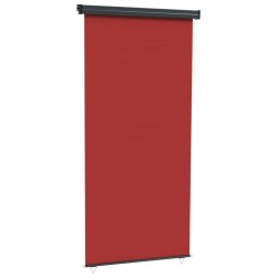 vidaXL Balkon-Seitenmarkise 122x250 cm Rot