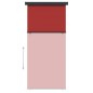 vidaXL Balkon-Seitenmarkise 122x250 cm Rot vidaXL Balkon-Seitenmarkise 122x250 cm Rot