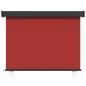 vidaXL Balkon-Seitenmarkise 122x250 cm Rot vidaXL Balkon-Seitenmarkise 122x250 cm Rot
