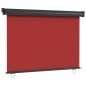 vidaXL Balkon-Seitenmarkise 122x250 cm Rot vidaXL Balkon-Seitenmarkise 122x250 cm Rot