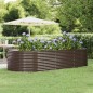 vidaXL Hochbeet Braun 291x140x68 cm Pulverbeschichteter Stahl vidaXL Hochbeet Braun 291x140x68 cm Pulverbeschichteter Stahl
