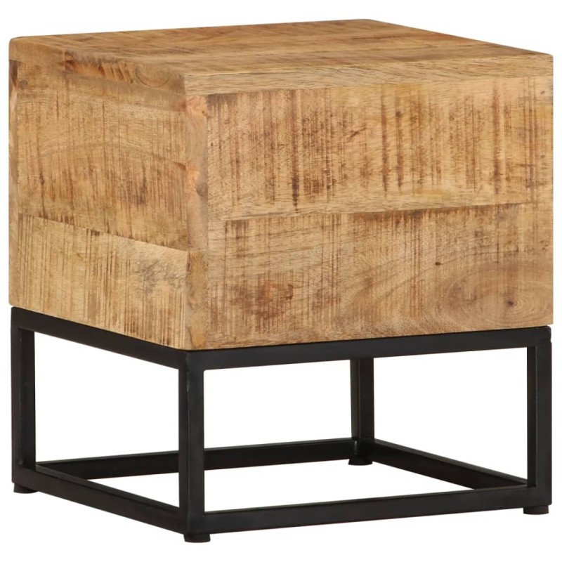 vidaXL Beistelltisch 30x30x33 cm Raues Mangoholz vidaXL Beistelltisch 30x30x33 cm Raues Mangoholz
