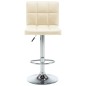 Barhocker 2 Stk. Creme Kunstleder Barhocker 2 Stk. Creme Kunstleder