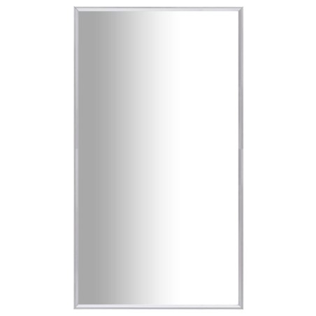 vidaXL Spiegel Silbern 80x60 cm