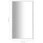 vidaXL Spiegel Silbern 80x60 cm vidaXL Spiegel Silbern 80x60 cm