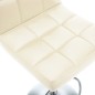 Barhocker 2 Stk. Creme Kunstleder Barhocker 2 Stk. Creme Kunstleder