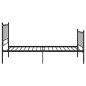 vidaXL Bett Schwarz Metall 100x200 cm vidaXL Bett Schwarz Metall 100x200 cm
