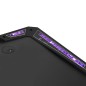 vidaXL Gaming-Schreibtisch mit LED Y-Gestell Schwarz Rot 110x60x75 cm vidaXL Gaming-Schreibtisch mit LED Y-Gestell Schwarz Rot 110x60x75 cm