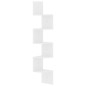 vidaXL Wand-Eckregal Hochglanz-Weiß 19x19x123 cm Holzwerkstoff vidaXL Wand-Eckregal Hochglanz-Weiß 19x19x123 cm Holzwerkstoff