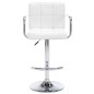 Barhocker 2 Stk. Weiß Kunstleder Barhocker 2 Stk. Weiß Kunstleder