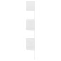 vidaXL Wand-Eckregal Hochglanz-Weiß 19x19x123 cm Holzwerkstoff vidaXL Wand-Eckregal Hochglanz-Weiß 19x19x123 cm Holzwerkstoff
