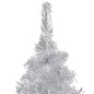 vidaXL Künstlicher Weihnachtsbaum mit Ständer Silbern 120 cm PET vidaXL Künstlicher Weihnachtsbaum mit Ständer Silbern 120 cm PET