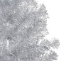 vidaXL Künstlicher Weihnachtsbaum mit Ständer Silbern 120 cm PET vidaXL Künstlicher Weihnachtsbaum mit Ständer Silbern 120 cm PET