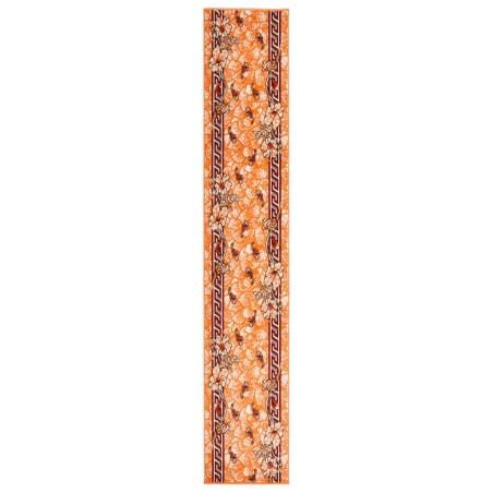 vidaXL Teppichläufer BCF Terrakottarot 80x500 cm