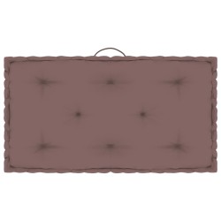 Paletten-Bodenkissen Taupe 73x40x7 cm Baumwolle