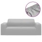 vidaXL Stretch Sofahusse 2-Sitzer Grau Polyester-Jersey vidaXL Stretch Sofahusse 2-Sitzer Grau Polyester-Jersey