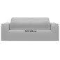 vidaXL Stretch Sofahusse 2-Sitzer Grau Polyester-Jersey vidaXL Stretch Sofahusse 2-Sitzer Grau Polyester-Jersey