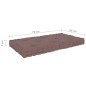 Paletten-Bodenkissen Taupe 73x40x7 cm Baumwolle Paletten-Bodenkissen Taupe 73x40x7 cm Baumwolle