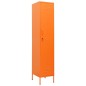 vidaXL Schließfachschrank Orange 35x46x180 cm Stahl vidaXL Schließfachschrank Orange 35x46x180 cm Stahl