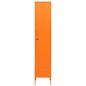 vidaXL Schließfachschrank Orange 35x46x180 cm Stahl vidaXL Schließfachschrank Orange 35x46x180 cm Stahl