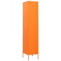 vidaXL Schließfachschrank Orange 35x46x180 cm Stahl vidaXL Schließfachschrank Orange 35x46x180 cm Stahl
