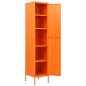 vidaXL Schließfachschrank Orange 35x46x180 cm Stahl vidaXL Schließfachschrank Orange 35x46x180 cm Stahl