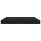 Paletten-Bodenkissen Schwarz 73x40x7 cm Baumwolle Paletten-Bodenkissen Schwarz 73x40x7 cm Baumwolle