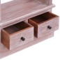 vidaXL Highboard 60x30x175 cm Massivholz Mahagoni vidaXL Highboard 60x30x175 cm Massivholz Mahagoni