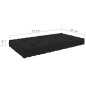 Paletten-Bodenkissen Schwarz 73x40x7 cm Baumwolle Paletten-Bodenkissen Schwarz 73x40x7 cm Baumwolle