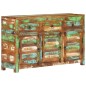 vidaXL Sideboard 110x30x65 cm Altholz Massiv vidaXL Sideboard 110x30x65 cm Altholz Massiv