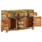 vidaXL Sideboard 110x30x65 cm Altholz Massiv vidaXL Sideboard 110x30x65 cm Altholz Massiv