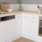 vidaXL Kücheneckarbeitsplatte Beige mit Granitstruktur Holzwerkstoff vidaXL Kücheneckarbeitsplatte Beige mit Granitstruktur Holzwerkstoff