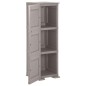 vidaXL Kunststoffschrank 40x43x125 cm Holzdesign Grau vidaXL Kunststoffschrank 40x43x125 cm Holzdesign Grau