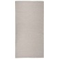 vidaXL Outdoor-Teppich Flachgewebe 100x200 cm Taupe vidaXL Outdoor-Teppich Flachgewebe 100x200 cm Taupe