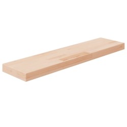 vidaXL Regalboden 80x20x4 cm Unbehandeltes Massivholz Eiche