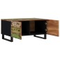 vidaXL Couchtisch 80x50x40 cm Altholz Massiv & Holzwerkstoff vidaXL Couchtisch 80x50x40 cm Altholz Massiv & Holzwerkstoff
