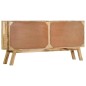 vidaXL Sideboard Braun und Schwarz 160x30x76 cm Massivholz Mango vidaXL Sideboard Braun und Schwarz 160x30x76 cm Massivholz Mango