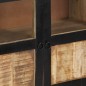 vidaXL Sideboard Braun und Schwarz 160x30x76 cm Massivholz Mango vidaXL Sideboard Braun und Schwarz 160x30x76 cm Massivholz Mango